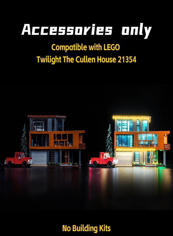 BrickBling LED Light Only, Compatible with Lego Twilight The Cullen House 21354 - Lights Only, Not Come with Model (Classic Version Light) - Image 4